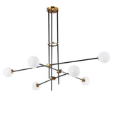 2/3/4/6/9/12 Simplicity Sputnik Pendant Light Chandelier Lighting Lamp Ambient Light - heparts