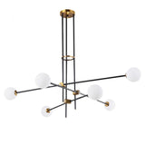 2/3/4/6/9/12 Simplicity Sputnik Pendant Light Chandelier Lighting Lamp Ambient Light - heparts