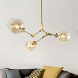 3-Lights Sputnik Pendant Light Chandelier Lighting Lamp Ambient Light Dining room - heparts