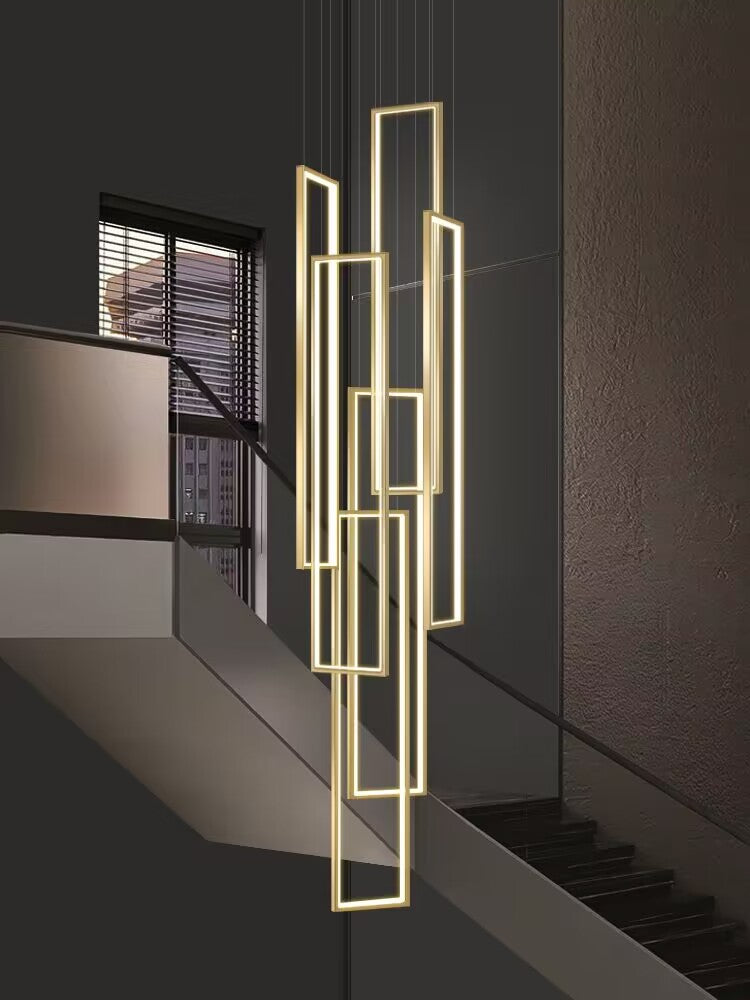 3/4/5/9 Lights Modern LED Rectangle Rectangle 85cm*15cm Chandelier ...