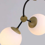 3/4/8 Wifi-Smart Lights Sputnik Globe Glass Chandelier Ambient Light Painted Finishes E26E27 - heparts