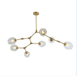 3/5/6/7/8/9 Brass Lights Sputnik Pendant Light Chandelier Lighting Lamp Ambient Light