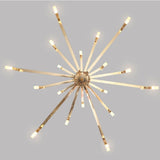 36-Lights Luxurious Acrylic Chandelier Ambient Light Painted Living Room G4 / LED Integrated - heparts