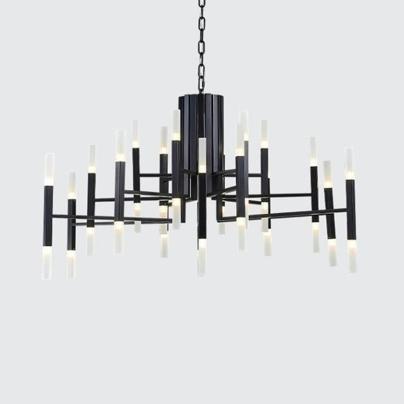 36-Lights Luxurious Acrylic Chandelier Ambient Light Painted Living Room G4 / LED Integrated - heparts