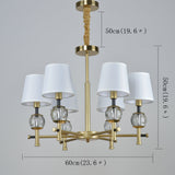 3/6/8/10 Gold Candle-style Chandelier / Chandeliers Uplight / Ambient Light Electroplated Crystal, Candle Style 110-240V Bulb Not Included / E12 / E14 - heparts