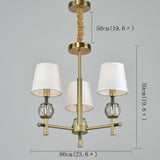 3/6/8/10 Gold Candle-style Chandelier / Chandeliers Uplight / Ambient Light Electroplated Crystal, Candle Style 110-240V Bulb Not Included / E12 / E14 - heparts