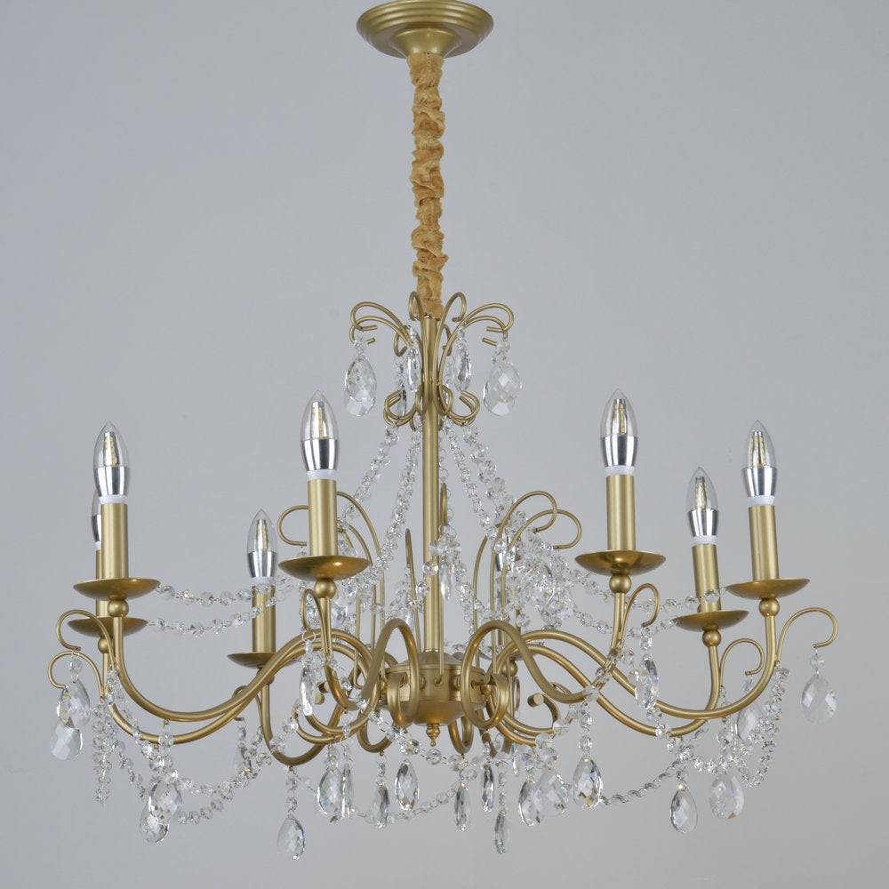 Candle store looking chandelier