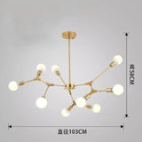 3/6/9 Lights Sputnik Pendant Light Chandelier Lighting Lamp Ambient Light - heparts