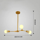 3/6/9 Lights Sputnik Pendant Light Chandelier Lighting Lamp Ambient Light - heparts