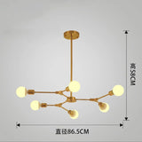 3/6/9 Lights Sputnik Pendant Light Chandelier Lighting Lamp Ambient Light - heparts