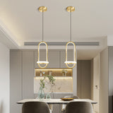 Modern 15 cm LED Pendant Light Modern Nordic Gold Circle Design