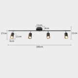 4-lights Sputnik Ceiling Light Ambient Light Chandelier Lighting Lamp GU10 LED