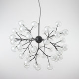 9/27/36/45/54/63-Lights Globe Glass Novelty Sputnik Chandelier Ambient Light Painted Finishes Metal Glass Creative Bulb Included G4 - heparts