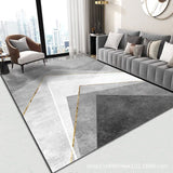 Modern High-end Simplicity Minimalist Beige Designed Area Rug Abstract