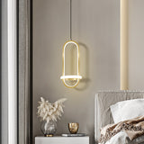 Modern 15 cm LED Pendant Light Modern Nordic Gold Circle Design