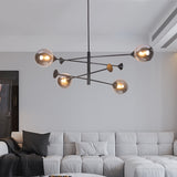 4 lights Sputnik Pendant Light Ball Chandelier Ambient Light Glass Creative E12/E14