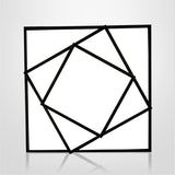52cm Geometric Pattern Design Modern Style Simplicity LED Ceiling Lamp Metal Flush Mount - heparts