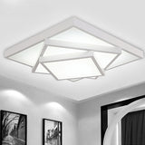52cm Geometric Pattern Design Modern Style Simplicity LED Ceiling Lamp Metal Flush Mount - heparts