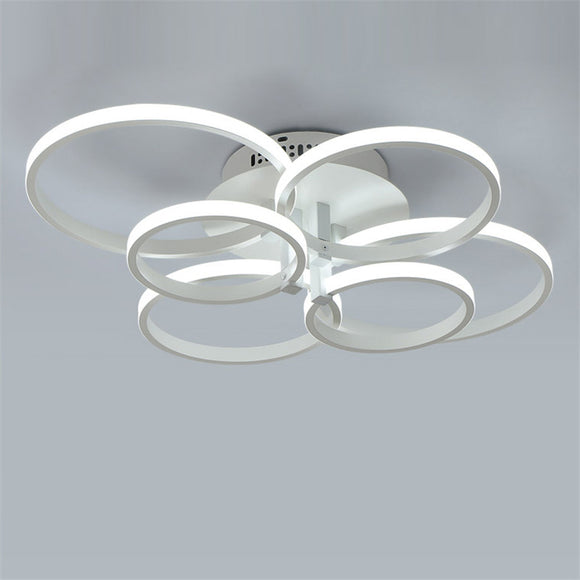6-Head Flush Mount Lights Modern Simplicity Led Ceiling Lamp Light Fixture LED Integrated - heparts