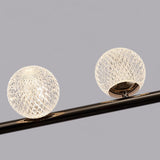 6-Lights Sphere Chandelier Diamond Glass LED