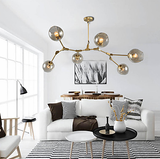 6/7/9 Lights Sputnik Pendant Light Chandelier Lighting Lamp Ambient Light - heparts