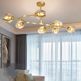 6/7/9 Lights Sputnik Pendant Light Chandelier Lighting Lamp Ambient Light - heparts