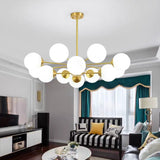 6/8/12 Lights Pure Copper Sputnik Magic Ball Chandelier Pendant Lighting E26/E27