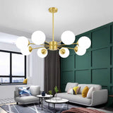 6/8/12 Lights Pure Copper Sputnik Magic Ball Chandelier Pendant Lighting E26/E27