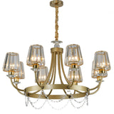 6/8 Gold Candle-style Chandelier / Chandeliers Uplight / Ambient Light Electroplated Crystal, Candle Style 110-240V Bulb Not Included / E12 / E14 - heparts