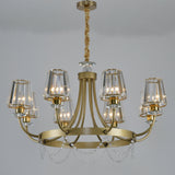 6/8 Gold Candle-style Chandelier / Chandeliers Uplight / Ambient Light Electroplated Crystal, Candle Style 110-240V Bulb Not Included / E12 / E14 - heparts