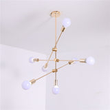 7-Lights Sputnik Modern Electroplated Pendant Lights Fixture Flush Mount E26/E27 - heparts