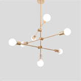 7-Lights Sputnik Modern Electroplated Pendant Lights Fixture Flush Mount E26/E27 - heparts