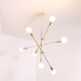 7-Lights Sputnik Modern Electroplated Pendant Lights Fixture Flush Mount E26/E27 - heparts