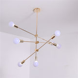 7-Lights Sputnik Modern Electroplated Pendant Lights Fixture Flush Mount E26/E27 - heparts