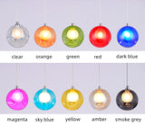 DIY Multi-Colored Bubbles Modern Chandelier Glass Ball Stairs Bedroom Creative Kids Room Pendant Light Restaurant Bubble Light Glass Chandelier G4 LED - heparts
