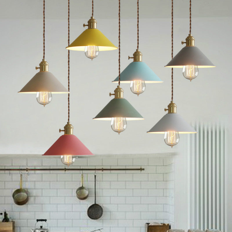 8 inch Macaroon Mini Metal Simplicity Pendant Light Ceiling Lamp Down light E26