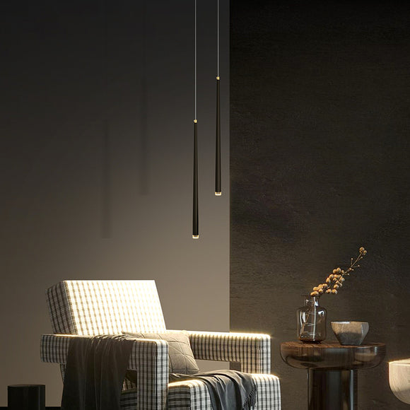 Modern Minimalist Copper LED Light Luxury Pendant Lighting