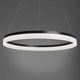 Acrylic Medium Thick Circular Pendant Light Chandelier Lighting Ambient Light - LED Integrated - heparts