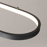 Annular LED Pendant Light Chandelier Lighting Ambient Light -LED Integrated Dimmable With Remote Control - heparts