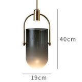 Artistic Mini Novelty Pendant Light Ambient Light Electroplated Metal Creative Glass LED Integrated