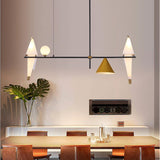 Birdie Geometric Pendant Light Chandelier Ambient Light Electroplated Painted Metal G9+E26E27