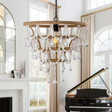 Bohemia Pendant Lighting Unique Empire Chandelier with Beaded Accents