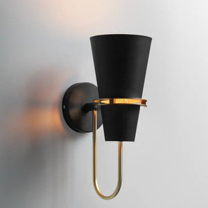 Bugle Macaroon Wall Lamp Designer's Lamp Nordic Creative Simple Modern Stairway Hall - heparts
