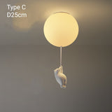 Cartoon Bear Ceiling Lamp for Children's Bedroom Lamps