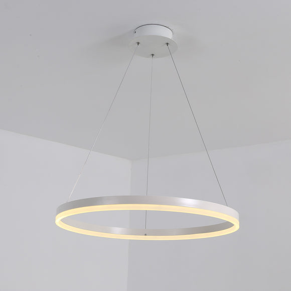 Circle 60 cm 36W Modern Acrylic Simplicity LED Pendant Lights LED Integrated