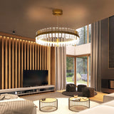 Circular / Novelty Chandelier Pendant Light Ambient Light Painted Finishes Aluminum Creative, New Design LED Integrated - heparts