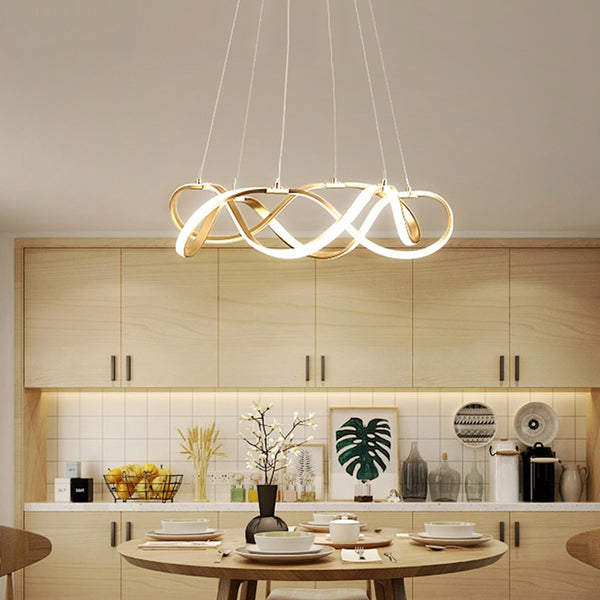 Modern circular pendant light store