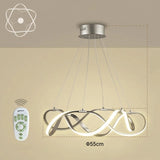 Circular Pendant Light Modern Chandelier Pendant Light LED Dimmable with Control - heparts