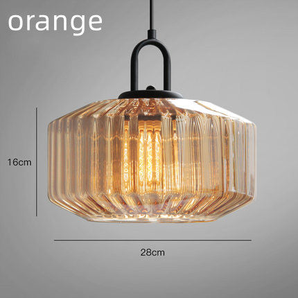 Reeded glass ceiling light discount