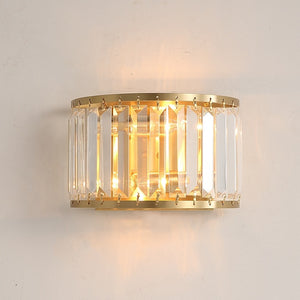 Crystal Solid Brass Sconce Wall Lights Bathroom Lights Vanity Lighting Mid Century Sconce - heparts